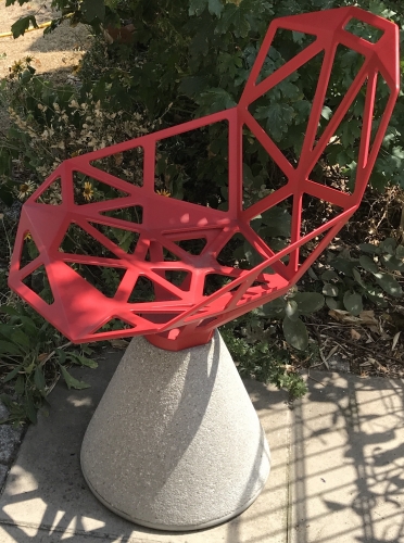 Chair One SD450 Zementfuß rot